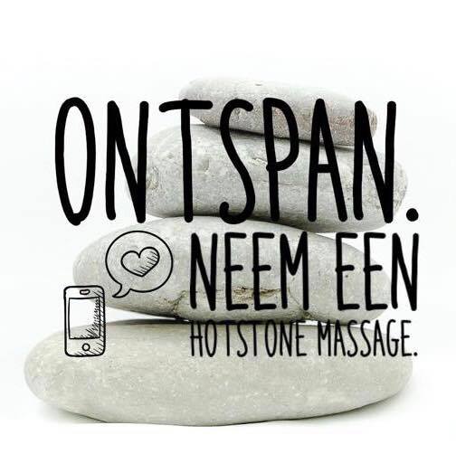 Ontspan en neem een hotstone massage