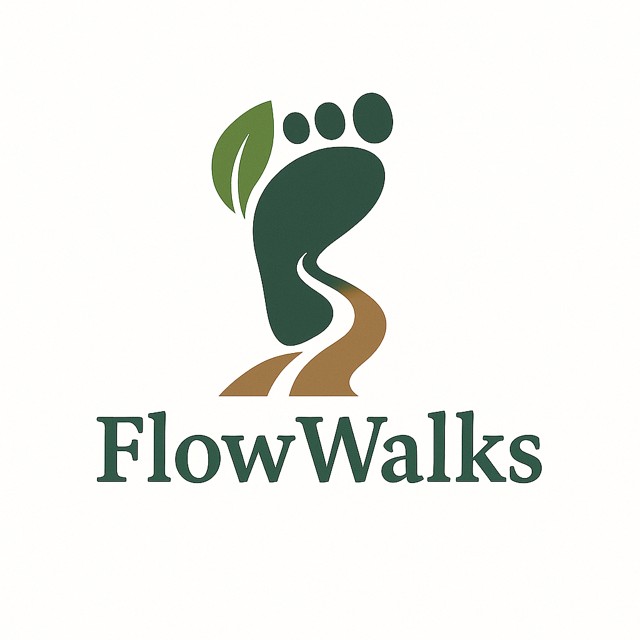 Mindful natuurwandeling tijdens een Flow Walk van House of Flow met aandacht voor ademhaling, stilte en bewustzijn.